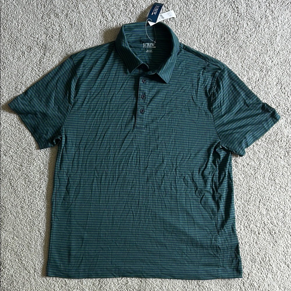 J. Crew Green Polo Shirt